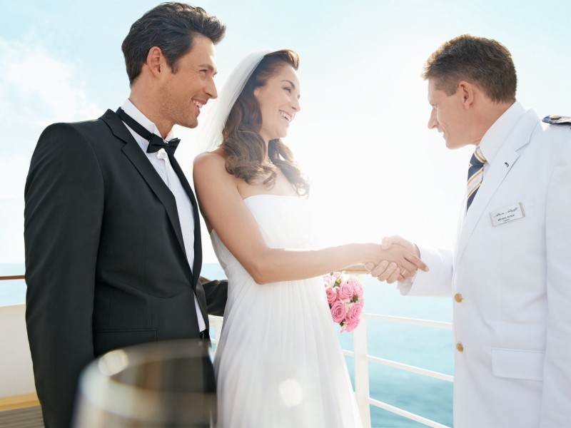 Fahrt in den Hafen der Ehe: Heiraten auf einem Kreuzfahrtschiff