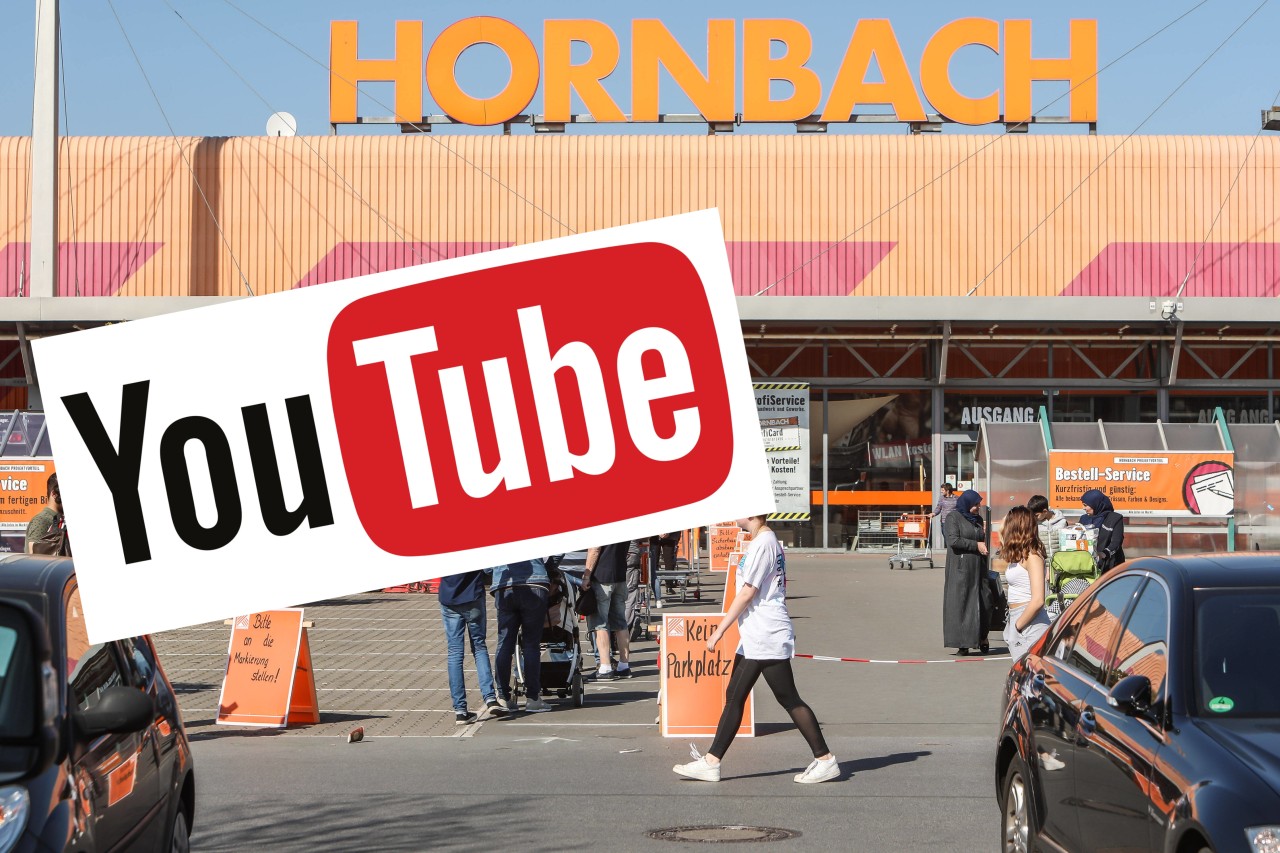 Auf dem Hornbach-Parkplatz in Dortmund tummelten sich Tausende Fans eines Youtubers. Die Polizei beendete die Aktion. (Archivbild)