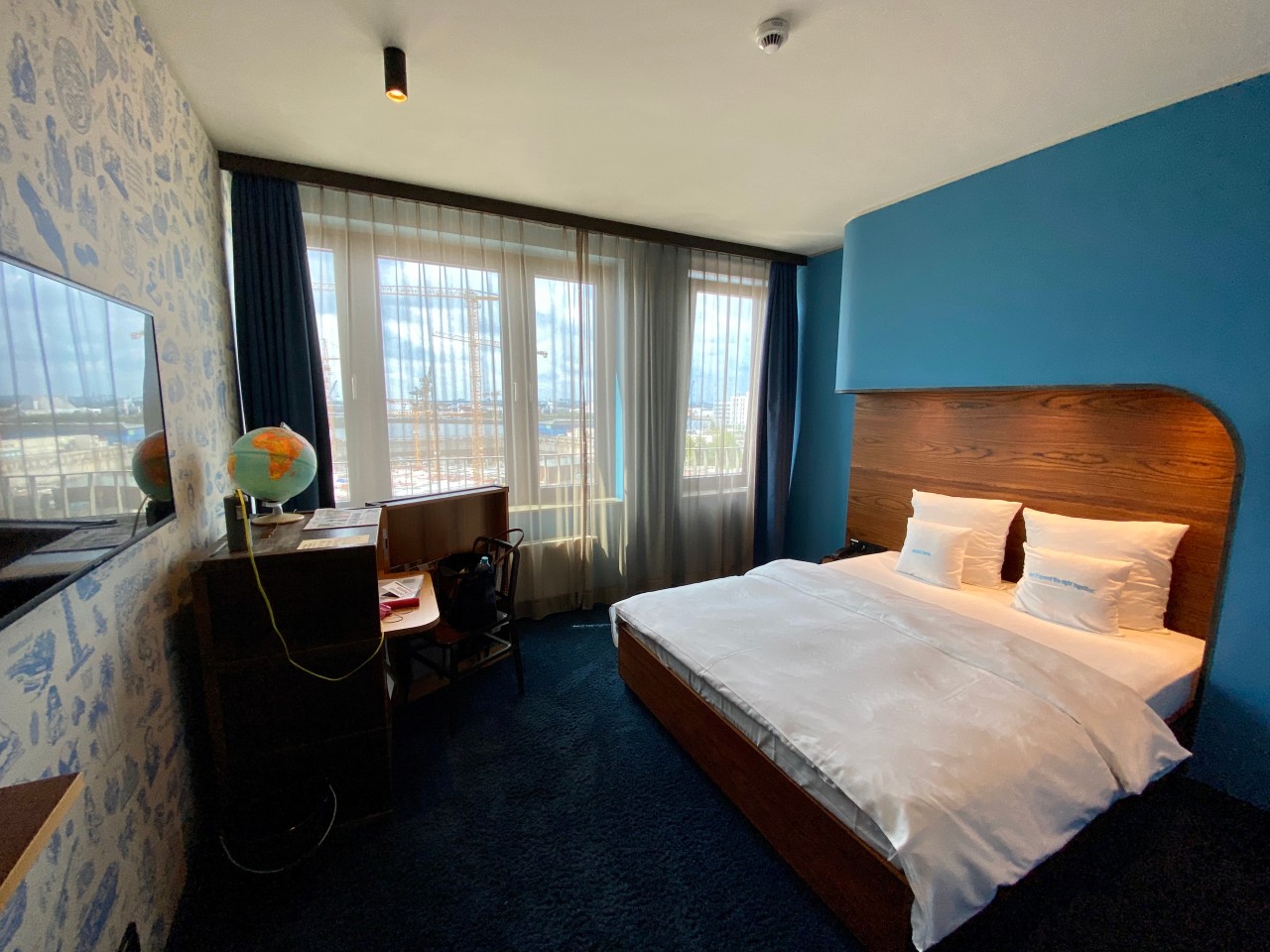 Für Weltenbummler: Die Zimmer im 25 hours Hotel Hafencity. 