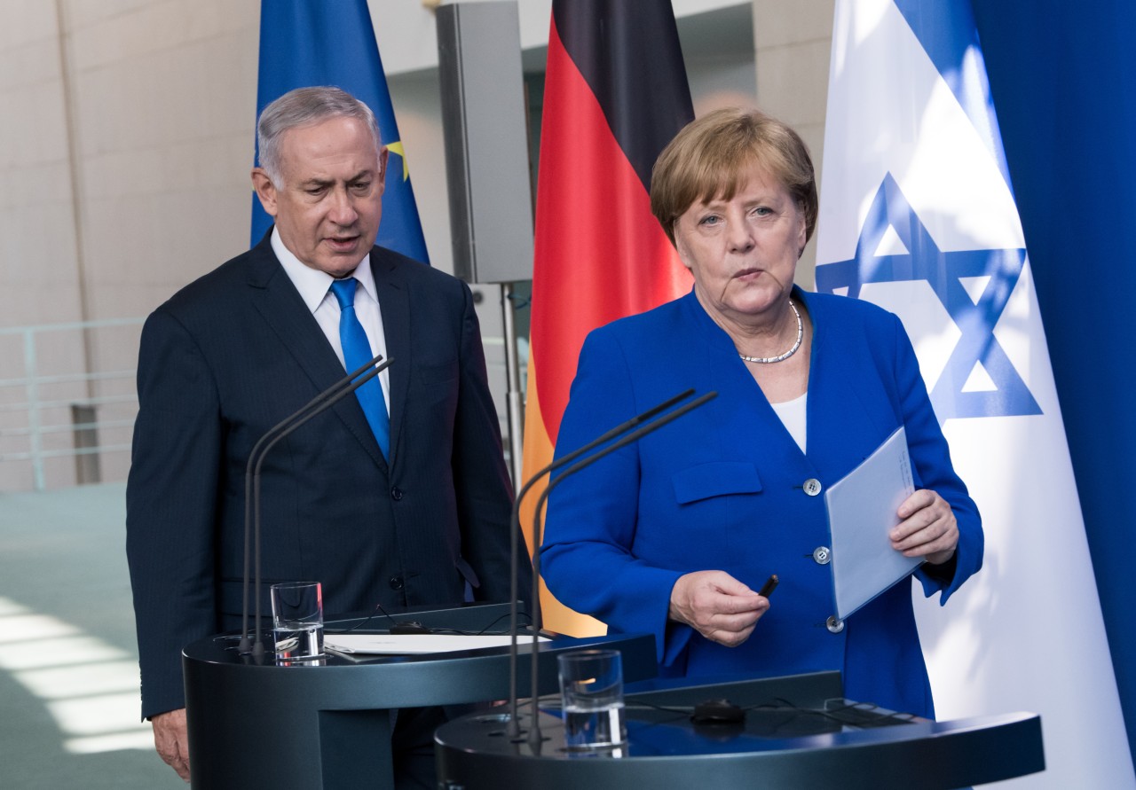 Israel und der Nahostkonflikt: Angela Merkel sicherte Israels Ministerpräsident Benjamin Netanjahu die Solidarität der Bundesregierung zu. (Archivfoto)
