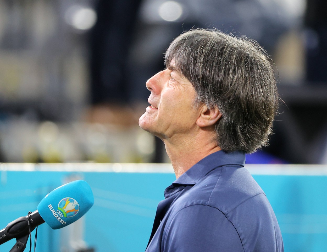 Bundestrainer Joachim Löw im Interview nach dem Spiel Deutschland gegen Ungarn.