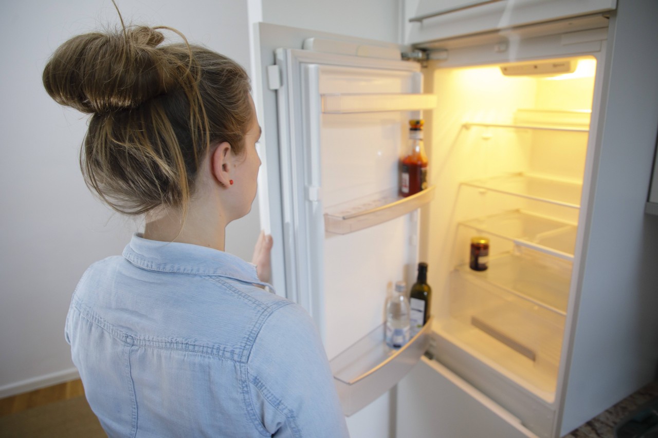 Leerer Kühlschrank: Besonders Hartz-4-Empfänger sind von der Inflation betroffen (Symbolbild). 