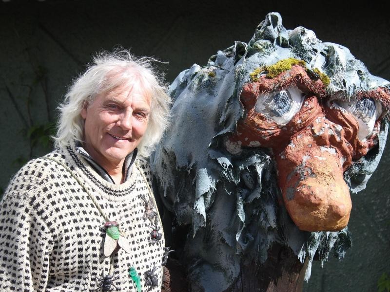 Baute den größten Troll der Welt: der Künstler Leif Ruband.