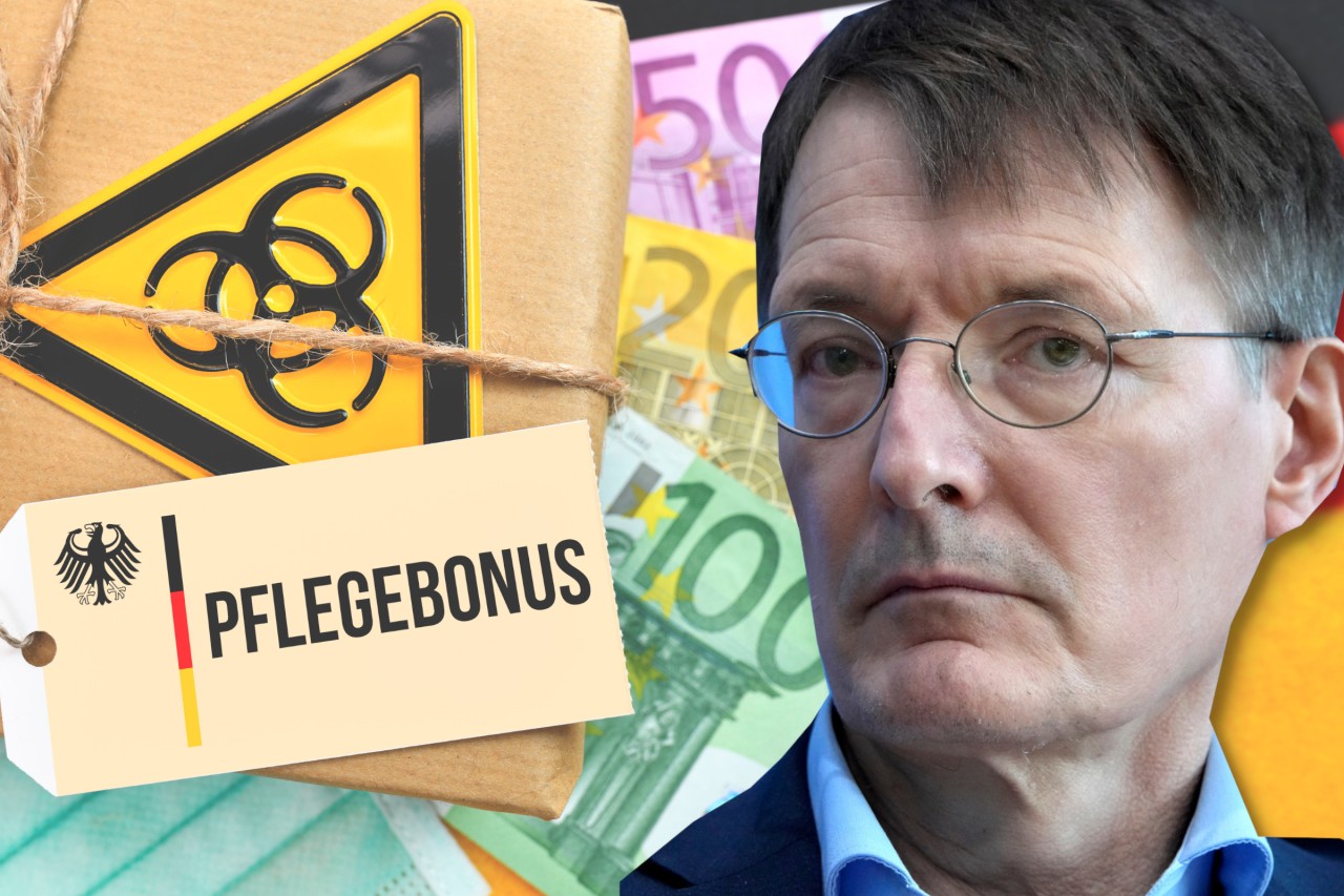 Ärger für Karl Lauterbach und seinen Pflegebonus-Plan. 