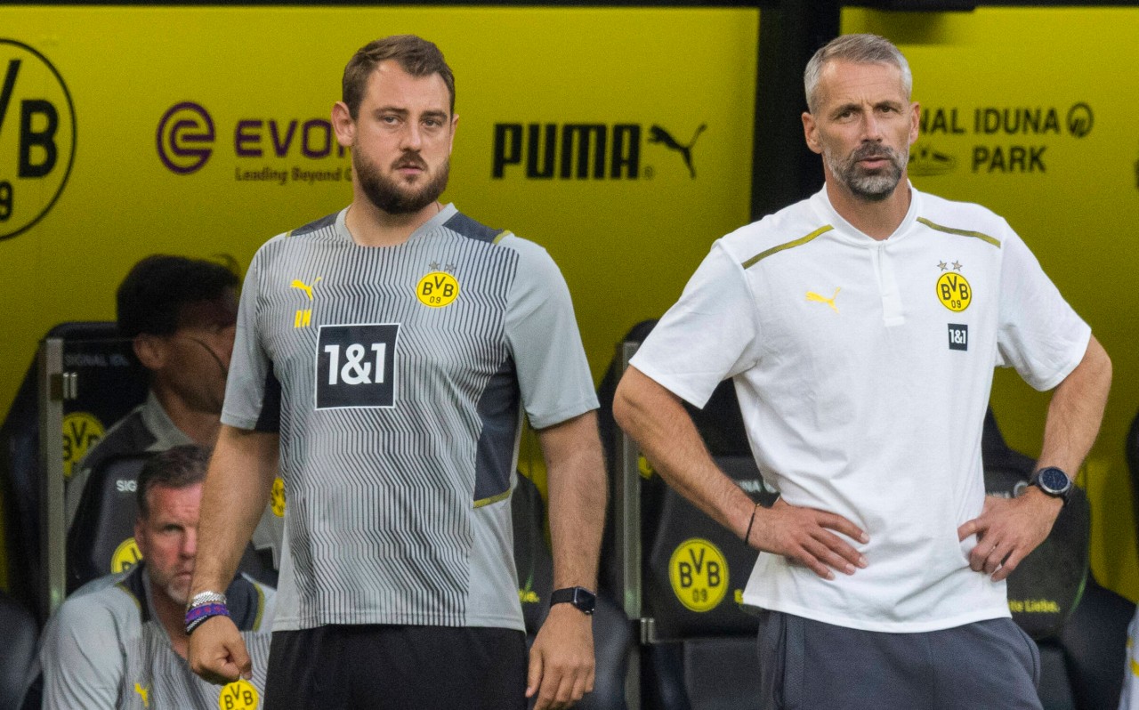 Bei Borussia Dortmund kommentiert Marco Rose ungewöhnlicherweise ein Transfergerücht.