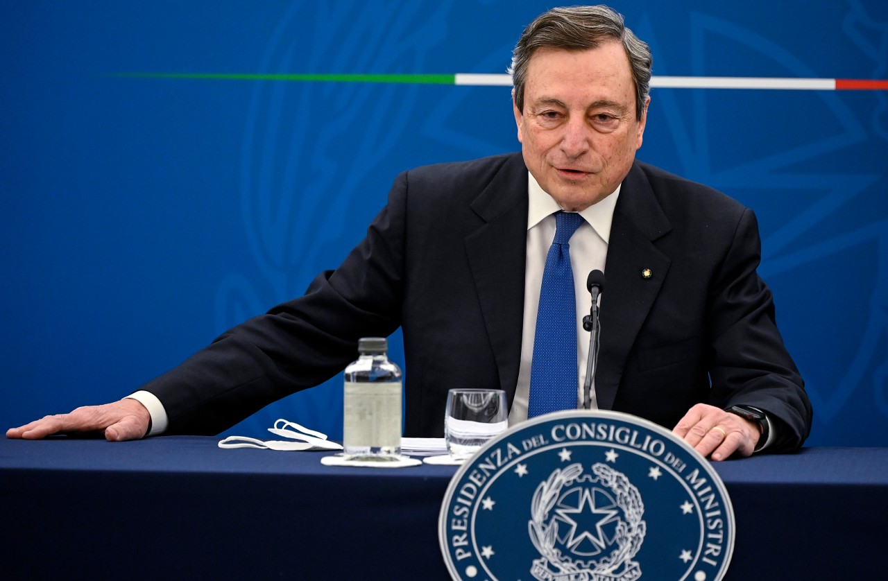 Italien-Präsident Mario Draghi hat Erdogan als „Diktator“ bezeichnet. (Archivfoto)