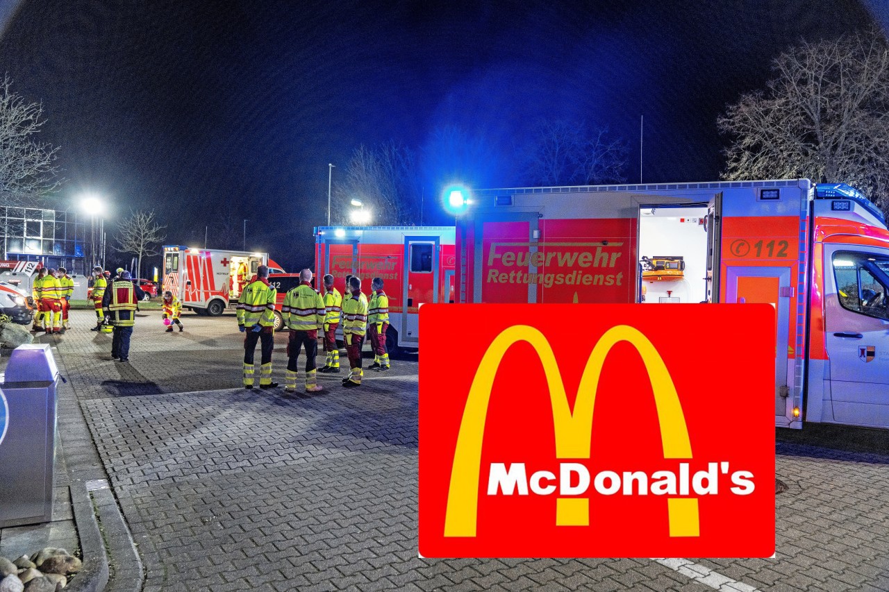 Am Montagabend gab es einen Vorfall an einem McDonald's in NRW.