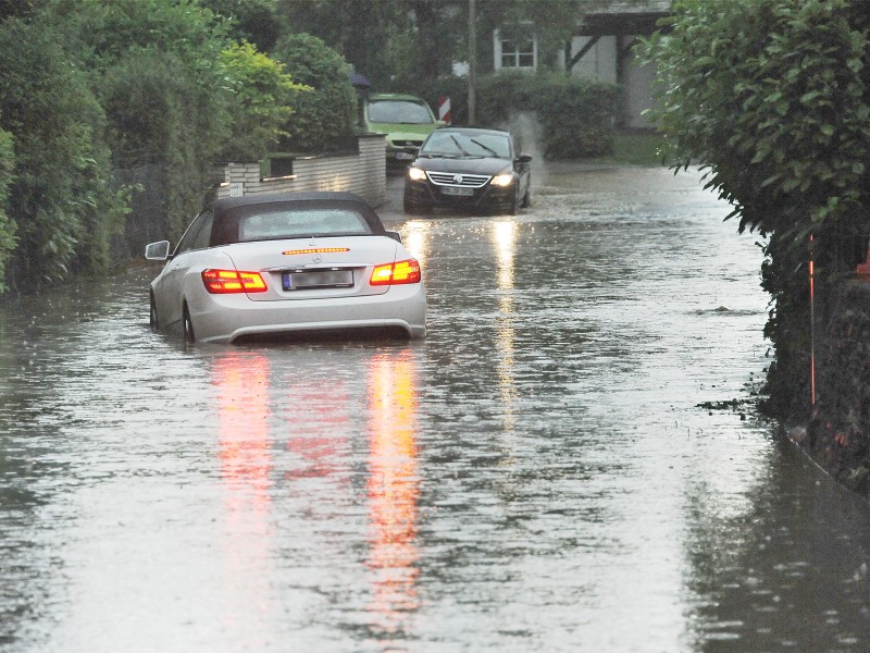 Besonders schlimm hat das Unwetter Mülheim erwischt.