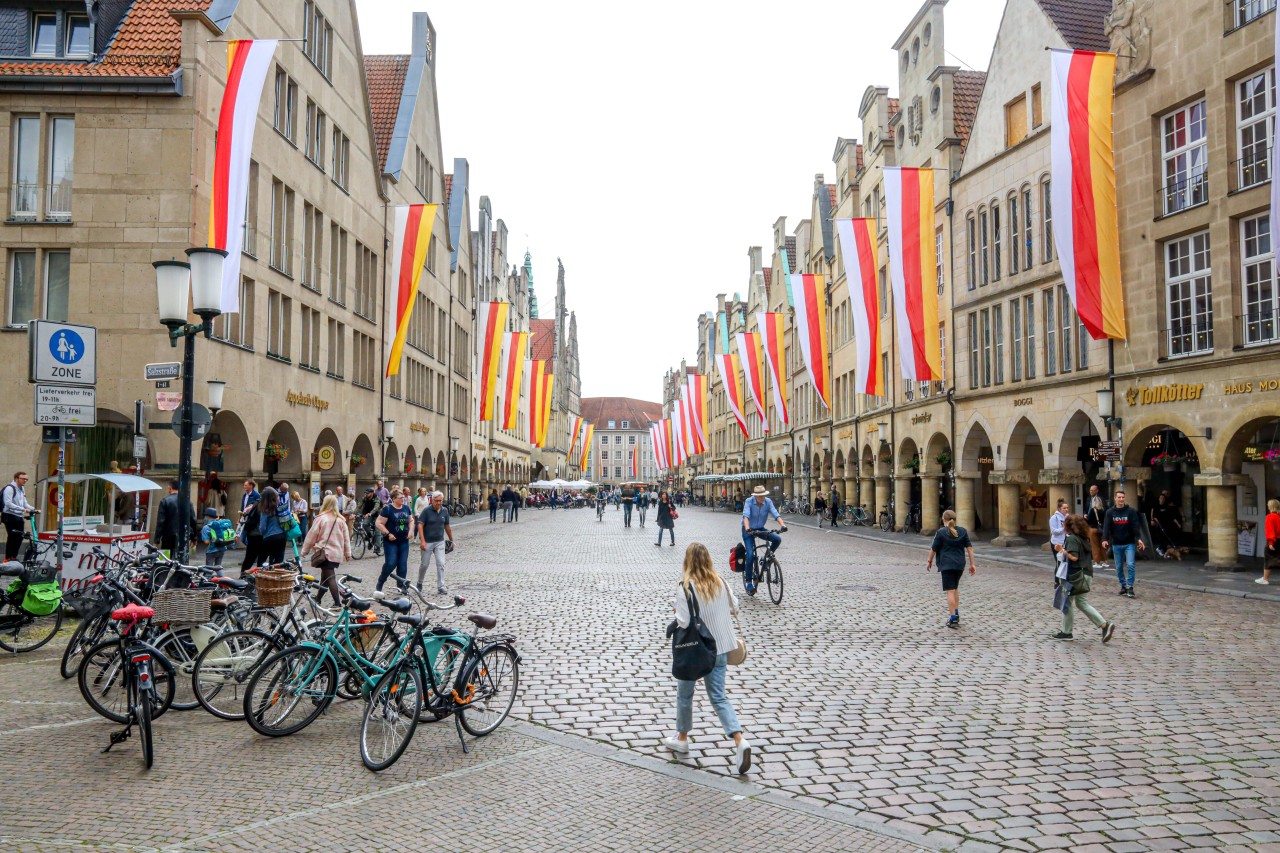Größte Städte in NRW: Münster hat es als letzte Großstadt in das Ranking geschafft. (Symbolbild)