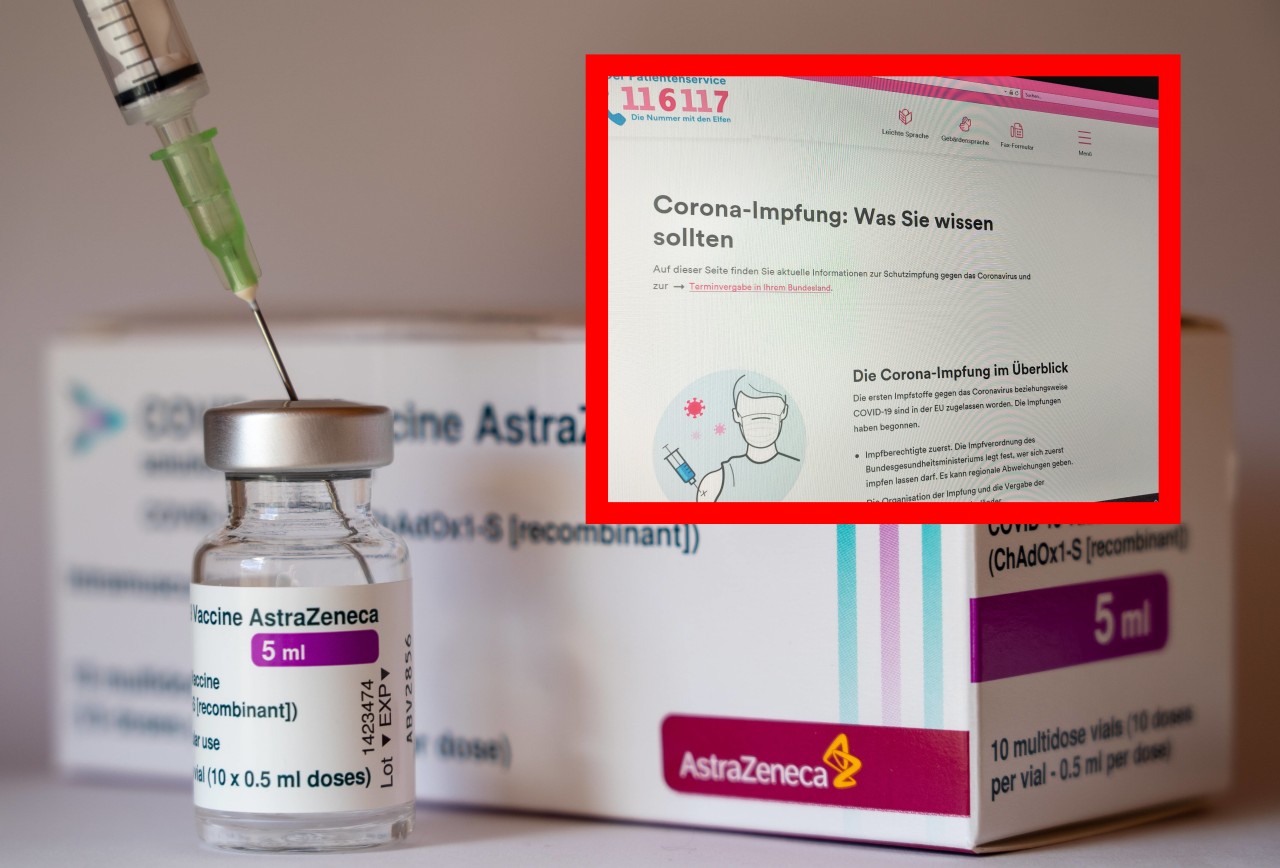 In NRW versuchten am Samstag etliche Menschen über 60 vergebens einen Impftermin mit AstraZeneca online oder über die Hotline 116 117 zu buchen.
