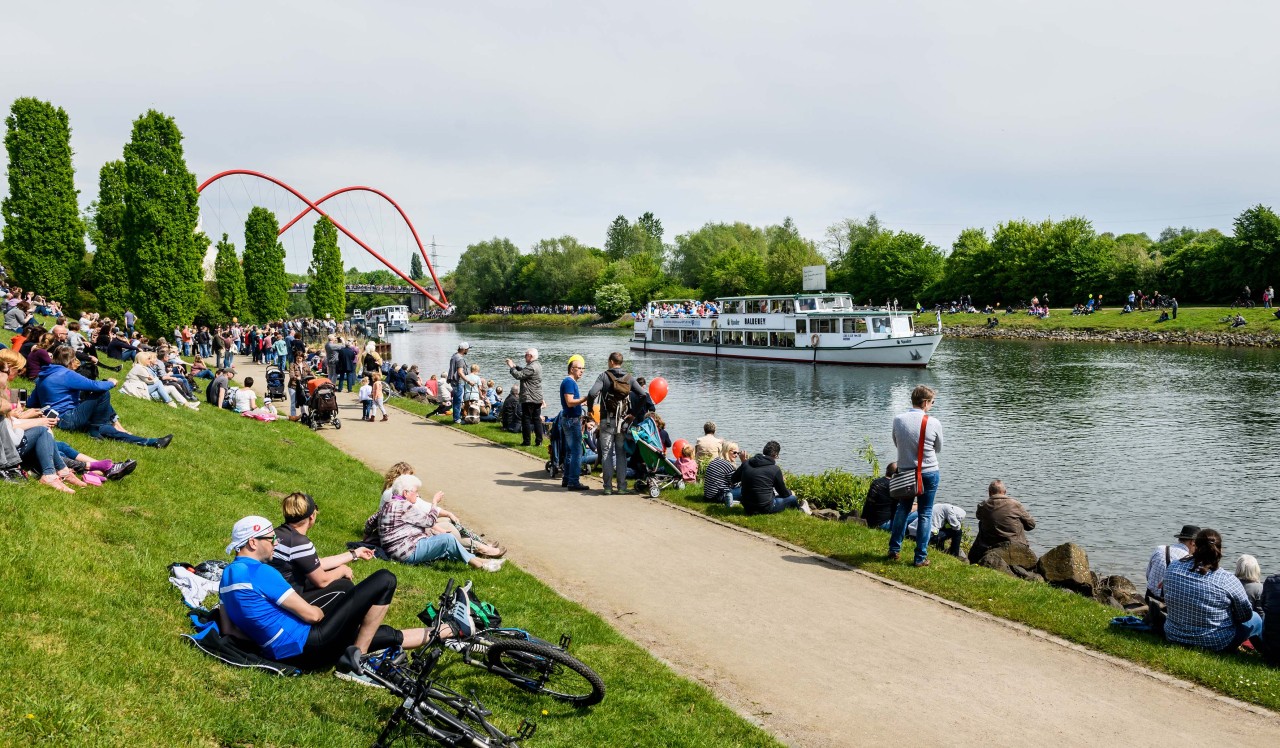 Der Nordsternpark ist nicht nur für Hundebesitzer ein beliebtes Ausflugsziel.