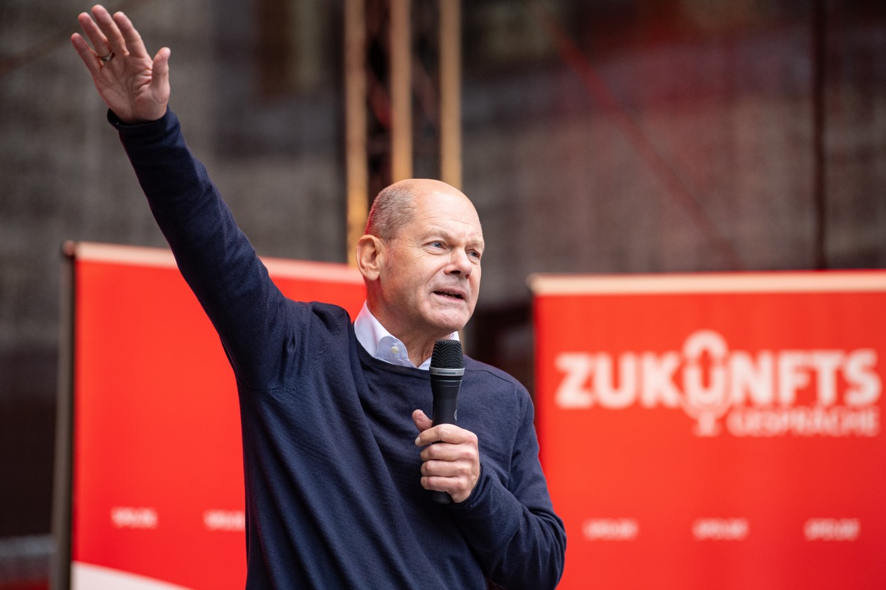 Olaf Scholz kämpft vor der Bundestagswahl um jede Stimme.