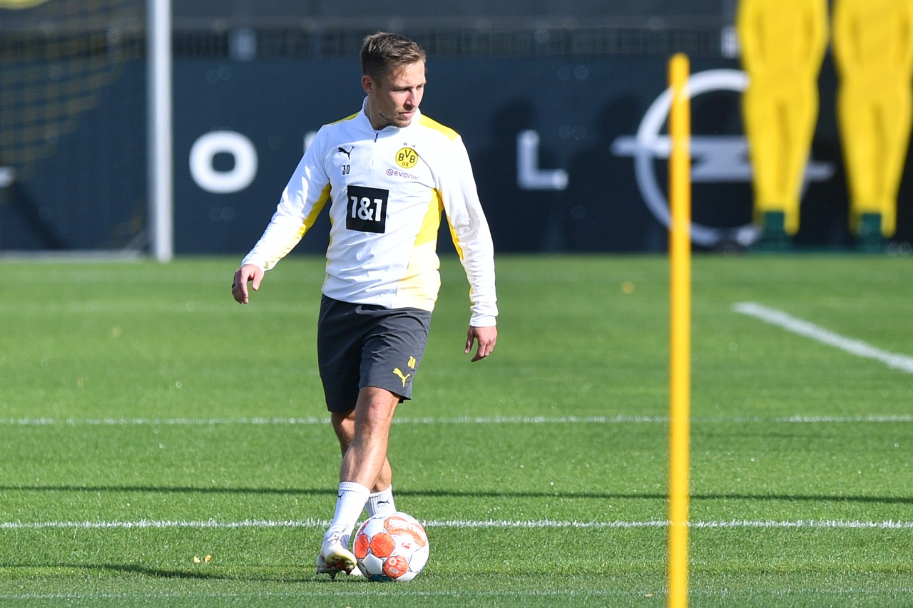Felix Passlack im Training von Borussia Dortmund.