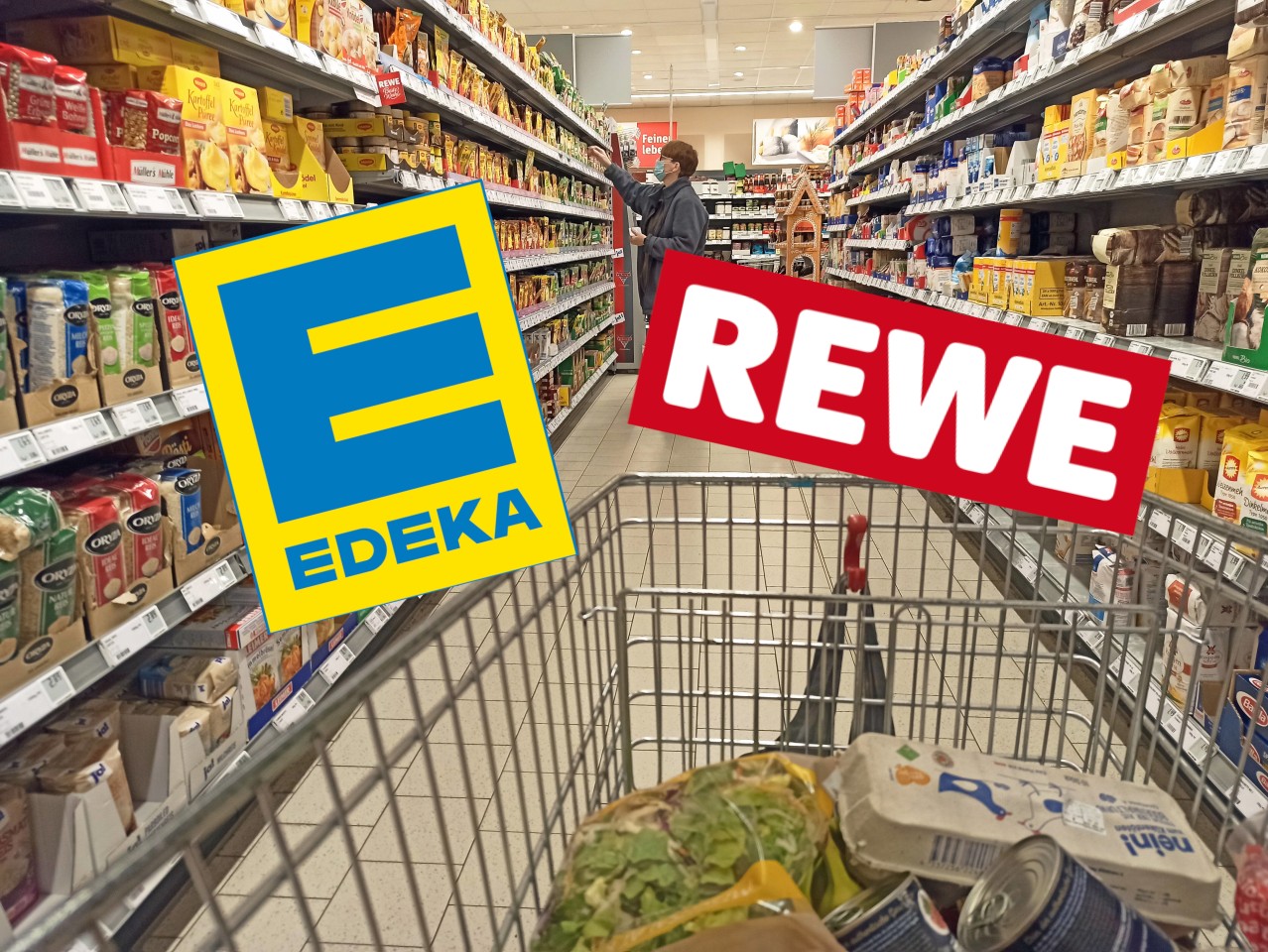 Rewe und Edeka wollen gegen unfaire Preissteigerungen vorgehen. (Symbolbild)