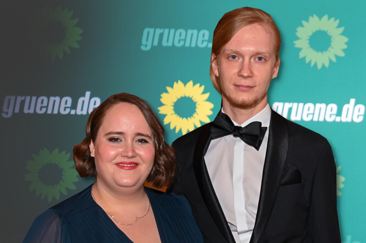 Ricarda Lang und ihr Partner  Florian Wilsch.