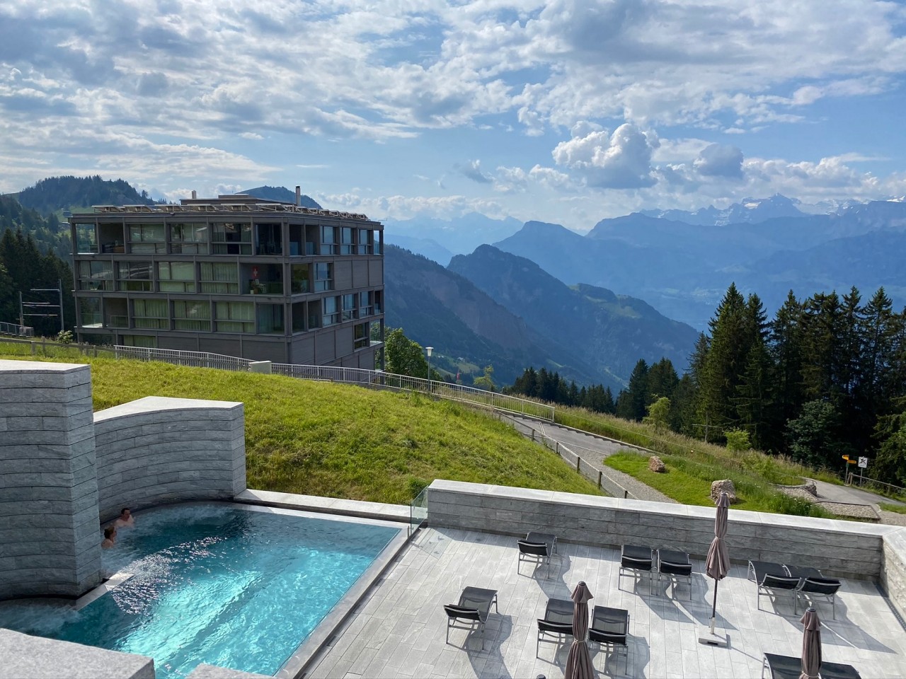 Stararchitekt Mario Botta gestaltete das Mineralbad auf Rigi Kaltbad. 