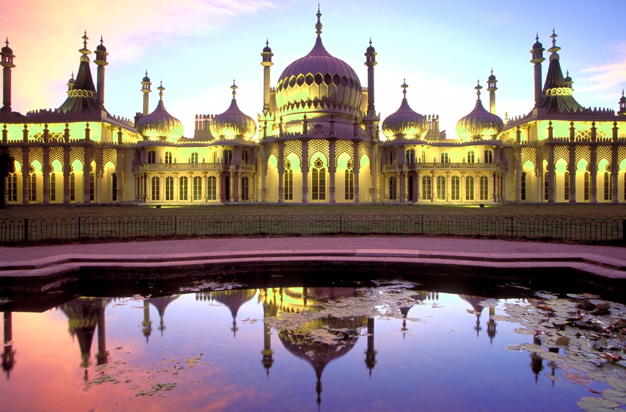 Der Royal Pavillon in Brighton ist ein Wahrzeichen seiner Stadt.