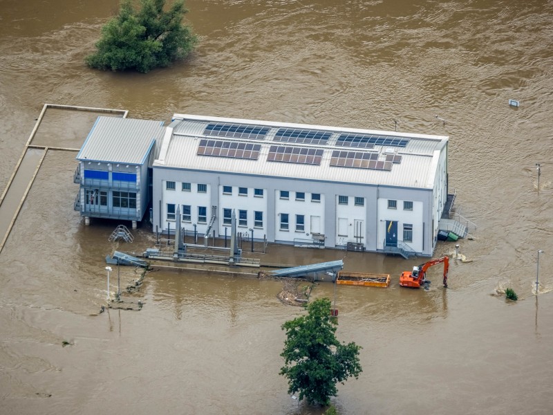 Im Bochumer Stadtteil Stiepel kam es auch zu heftigen Überschwemmungen.