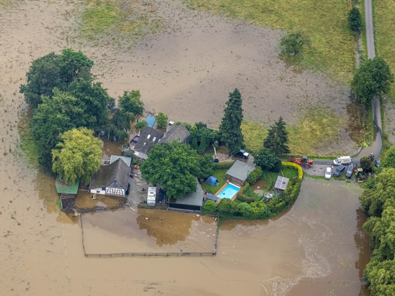 Mülheim wurde besonders hart im Ruhrgebiet von dem Hochwasser getroffen.