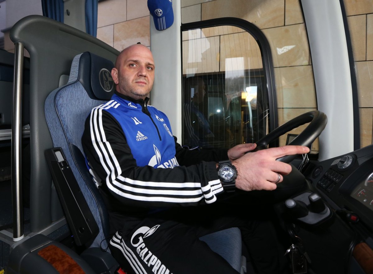 Schalkes Busfahrer Lars Laser (hier in der Saison 2012/2013)