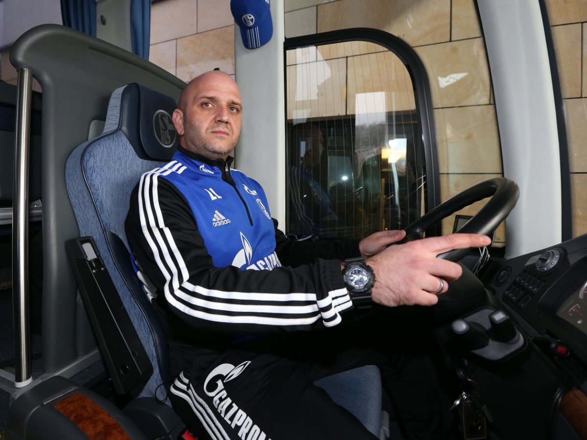Schalkes Busfahrer Lars Laser (hier in der Saison 2012/2013)