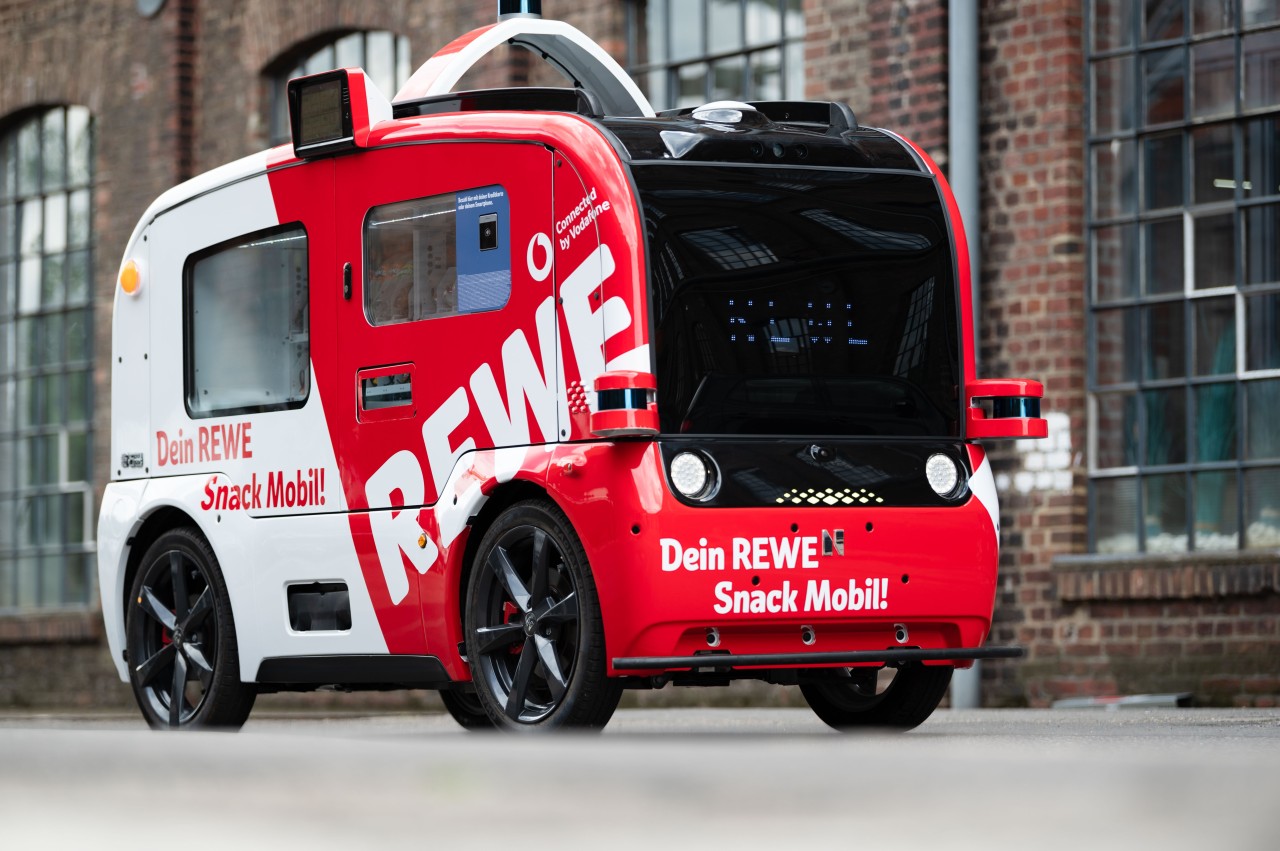 Bis Ende September soll das „Snack Mobil“ von Rewe in NRW noch in der Testphase rollen. 
