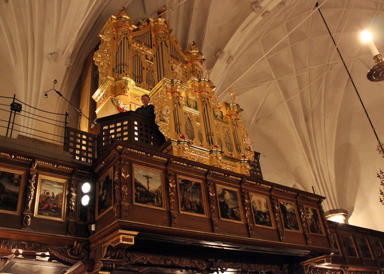 Prächtiges Gotteshaus: die deutsche Kirche in Stockholm von innen. Der Chor ist multikonfessionell.