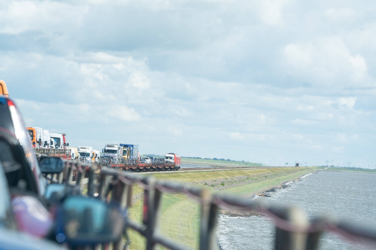 Urlaub an der Nordsee: Eine Aufnahme vom Sylt-Autozug sorgt für Diskussionen. (Symbolbild) 