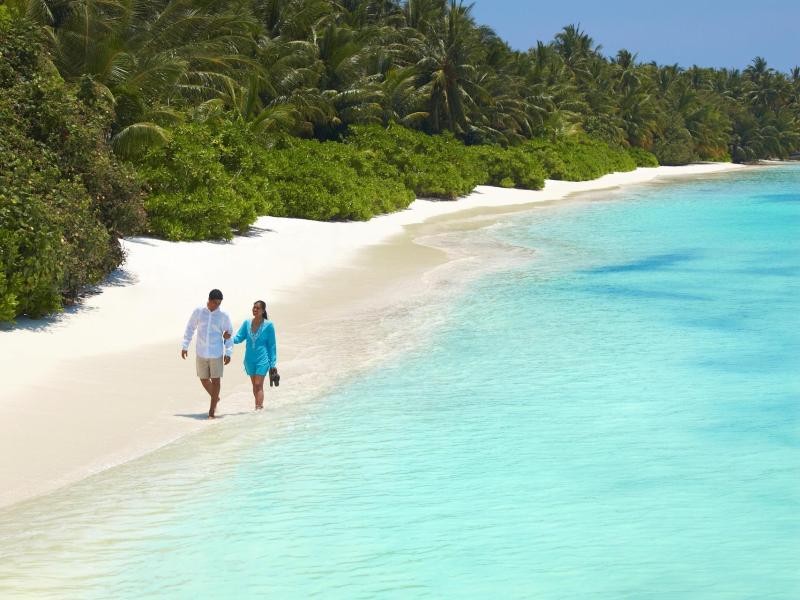Urlaub am Traumstrand: Die Malediven sind ein beliebtes Ziel für Hochzeitsreisende.