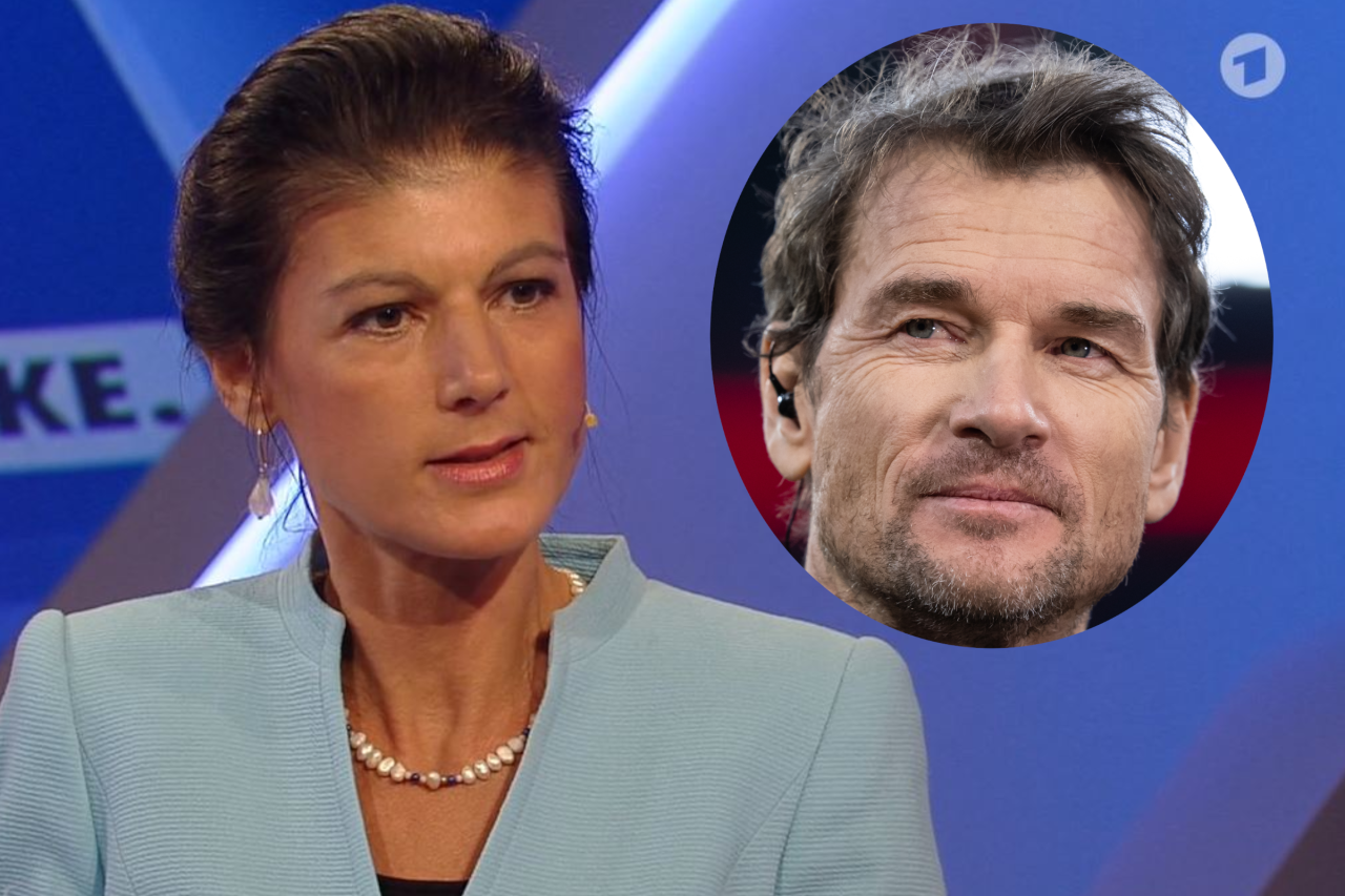 Sahra Wagenknecht ergreift Partei für Jens Lehmann. 