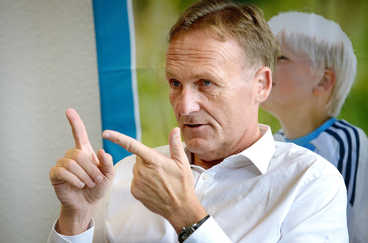 BVB-Geschäftsführer Hans-Joachim Watzke beim Redaktionsbesuch.