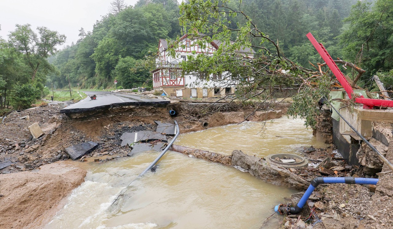In Rheinland-Pfalz ist das Hochwasser besonders schlimm gewesen.