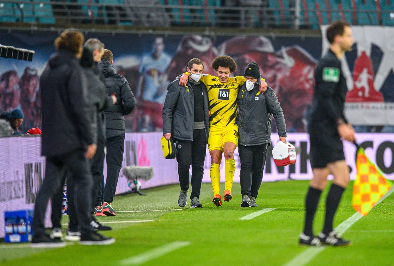 Axel Witsel verletzte sich im Januar beim Spiel in Leipzig.