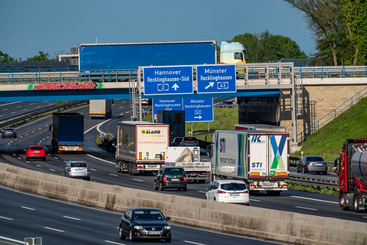Die A43 bei Herne in NRW wird bald für einige Tage voll gesperrt sein. 