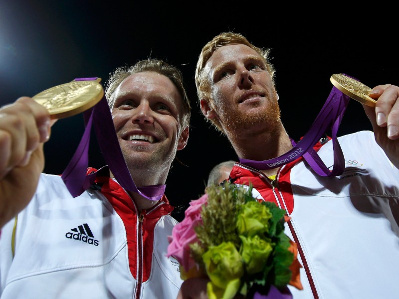 Julius Brink und Jonas Reckermann holten das erste Beachvolleyball-Gold für Deutschland bei olympischen Spielen. 