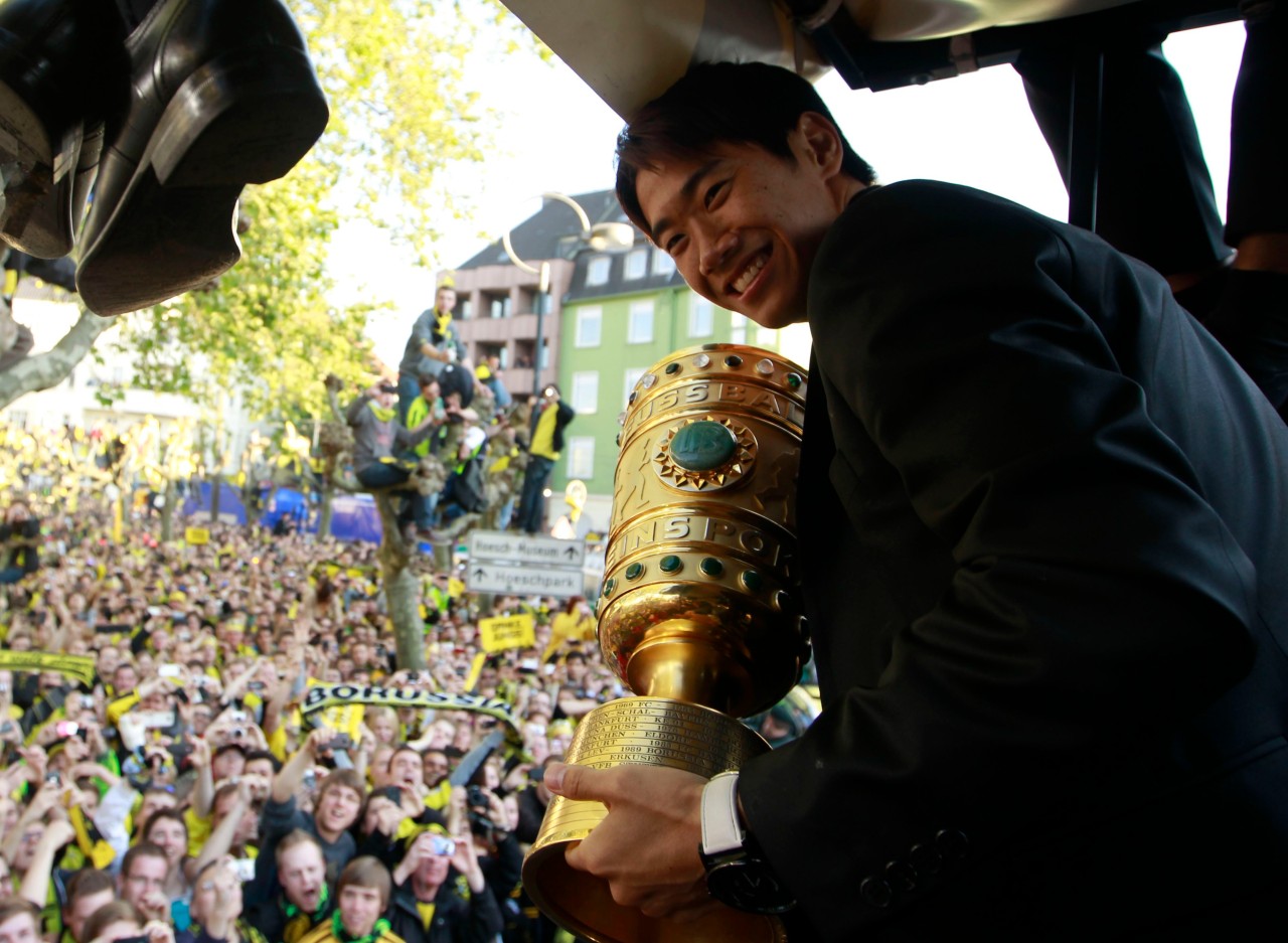 Double mit Borussia Dortmund – danach ging es für Shinji Kagawa nur noch bergab.