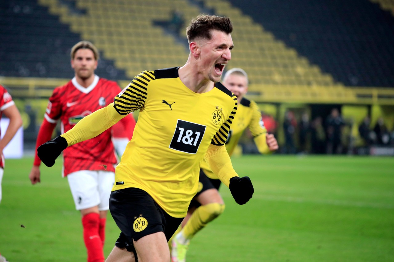 Bei Borussia Dortmund spielte Thomas Meunier meist vor leeren Rängen.