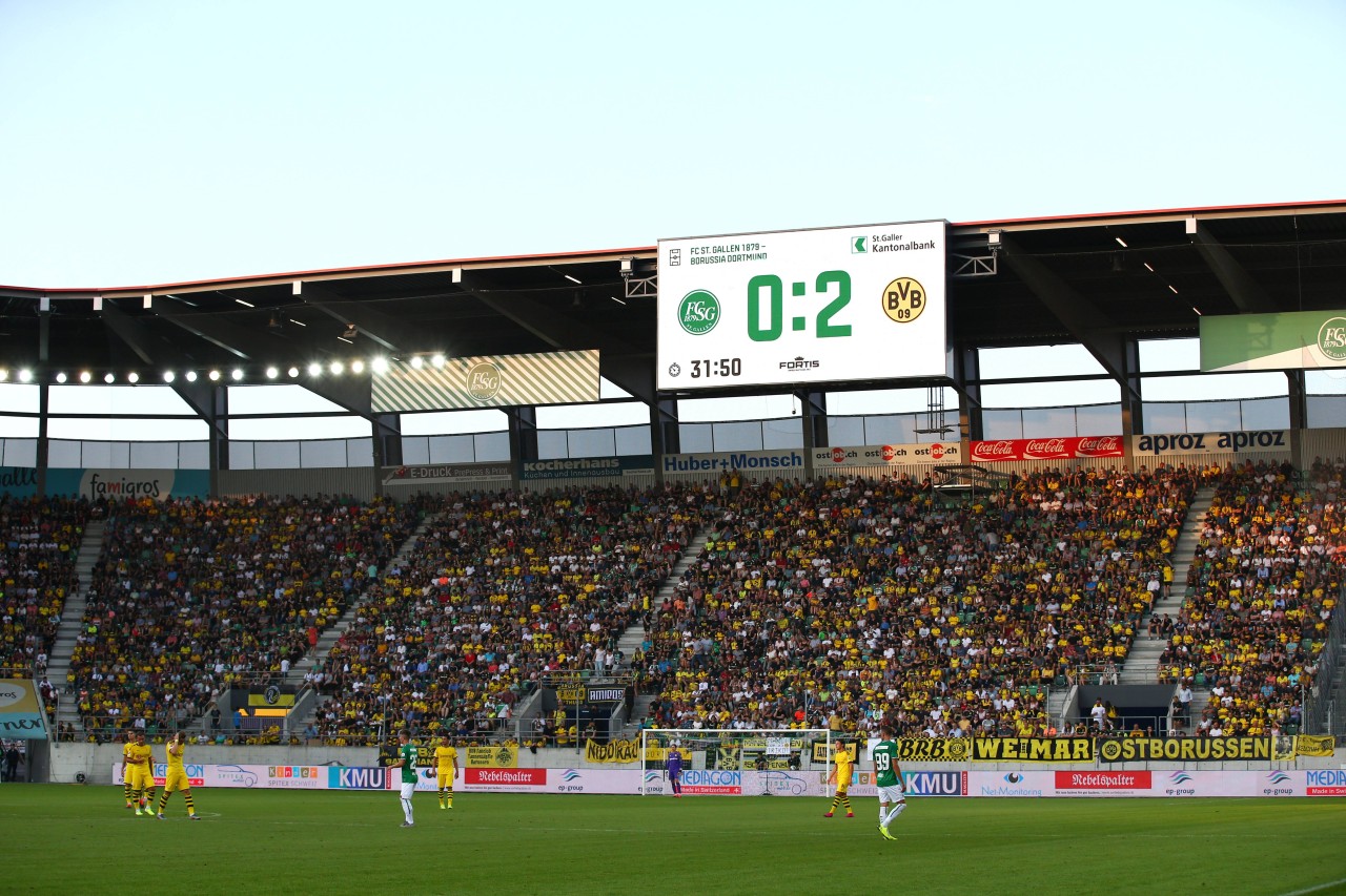 Borussia Dortmund testete schon 2018 und 2019 in St. Gallen.