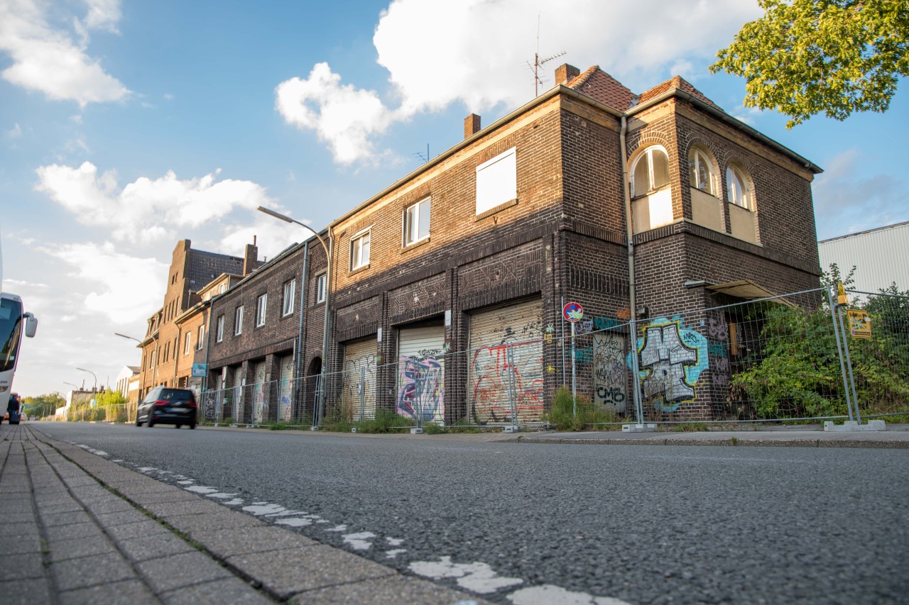 Dortmund: Leer stehende Gebäude an der Speicherstraße.