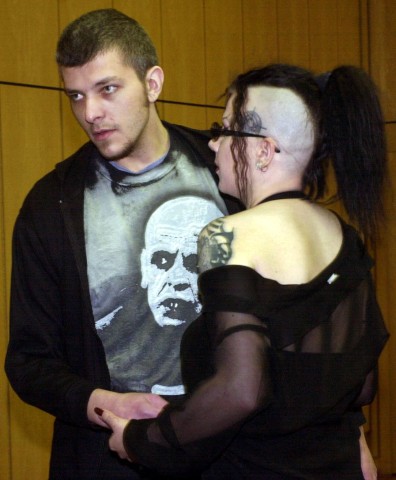 Daniel Ruda stand 2002 mit seiner Frau Manuela vor Gericht.