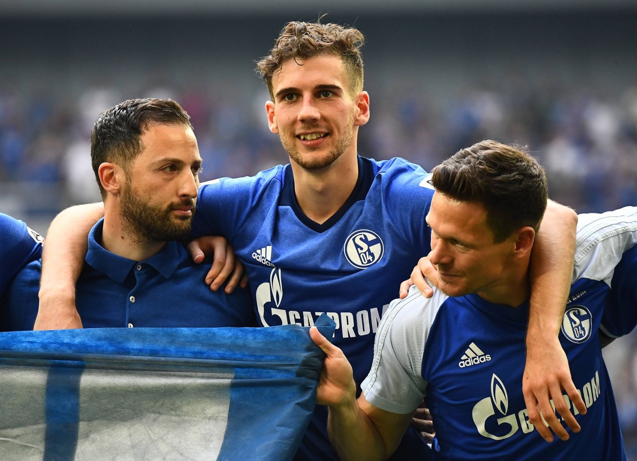 Leon Goretzka verabschiedete sich als Vizemeister vom FC Schalke.