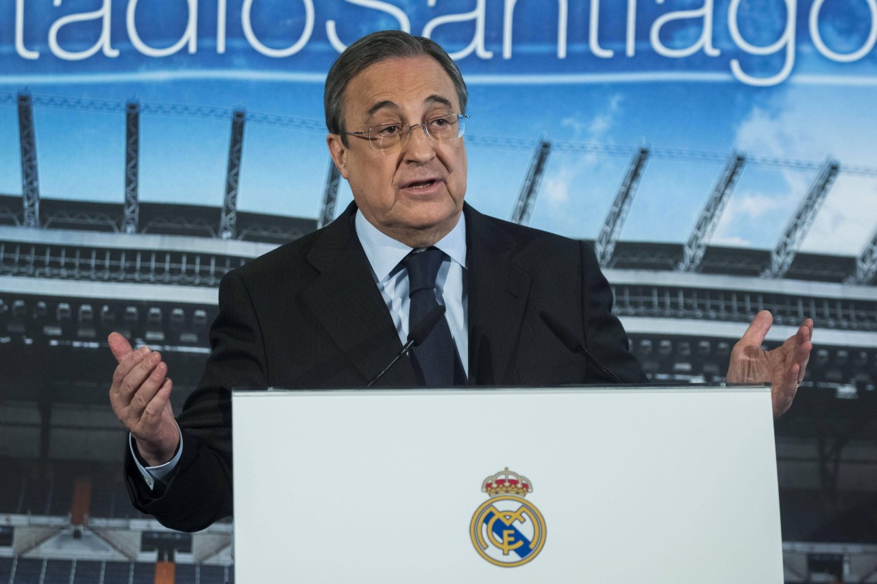 Florentino Perez ist Präsident von Real Madrid und großer Befürsprecher der Super League.