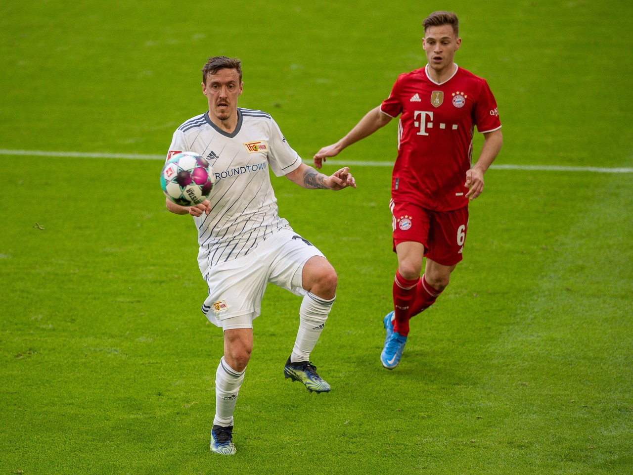 Max Kruse spielte mit Union Berlin gegen den FC Bayern München und Joshua Kimmich. Am Ende stand ein 1:1.