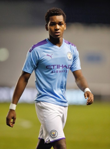 Jayden Braaf, hier für Manchester City in der Youth League gegen Shakhtar Donezk im Einsatz, gilt als großes Talent.