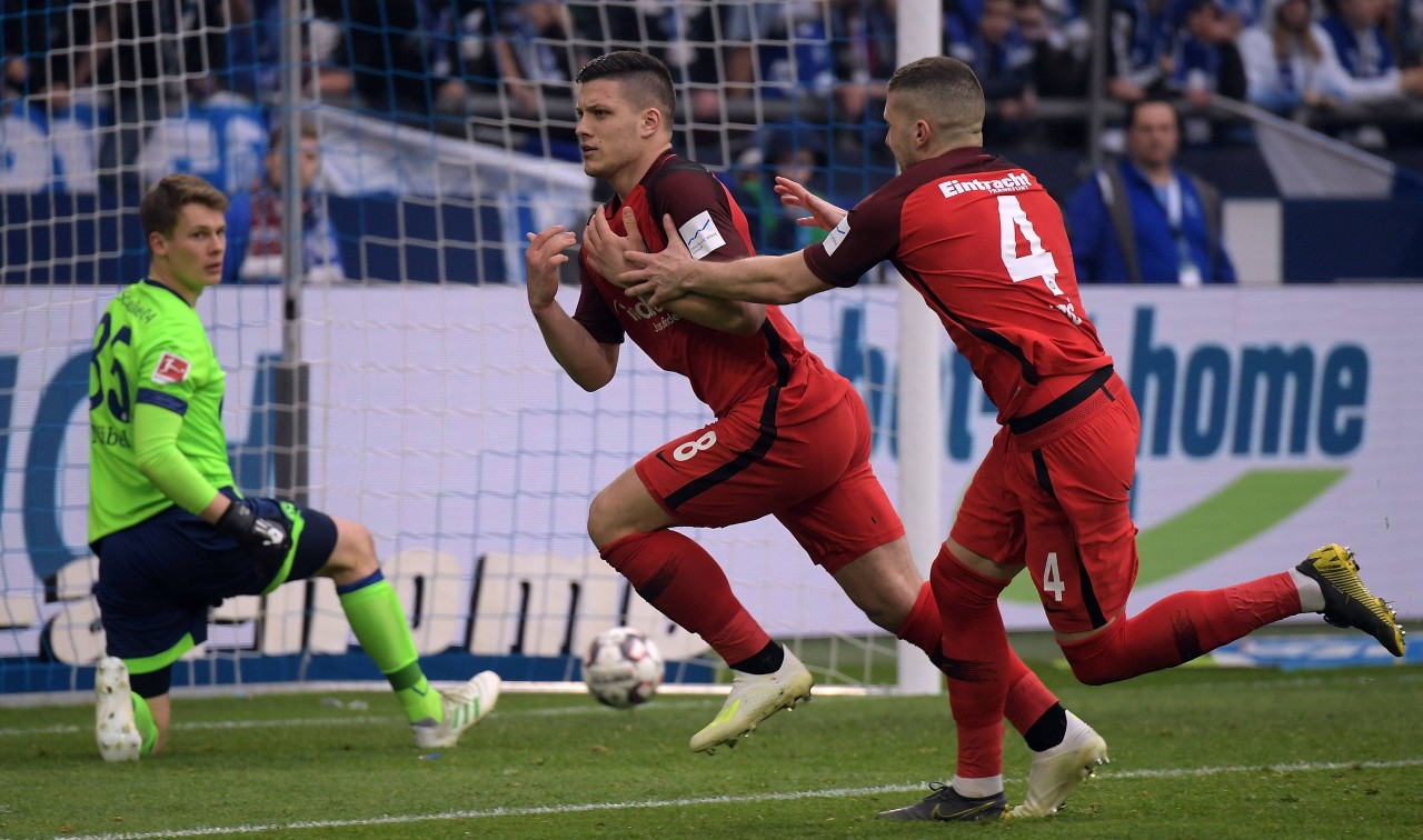 Luka Jovic erzielte in der 99. Minute den Siegtreffer für Frankfurt.