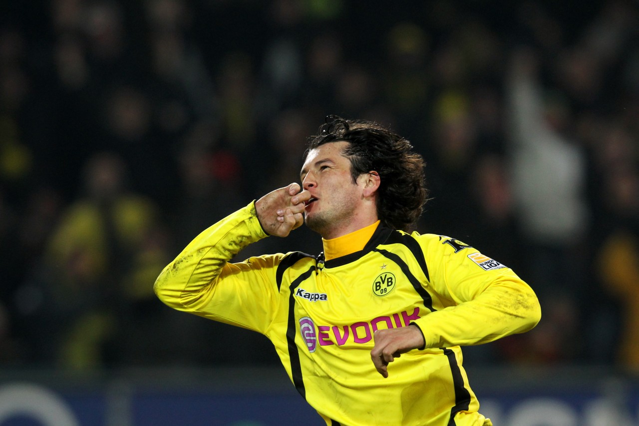 Stürmte von 2006 bis 2010 für Borussia Dortmund: Nelson Antonio Haedo Valdez.