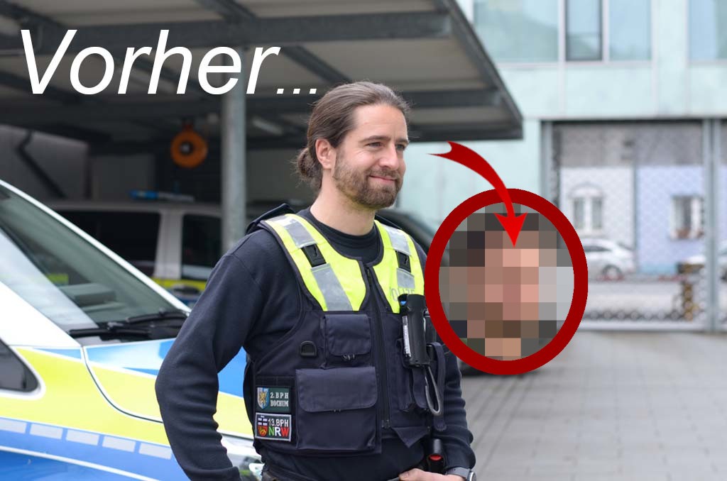 NRW: Ein Polizist hat sich eine Mähne wachsen lassen. Der Grund ist traurig.