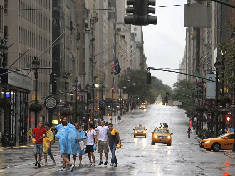 Die bekannte Prunkstraße Fifth Avenue in New York ist nur in Richtung Süden befahrbar. Nach Norden führt die Madison Avenue.