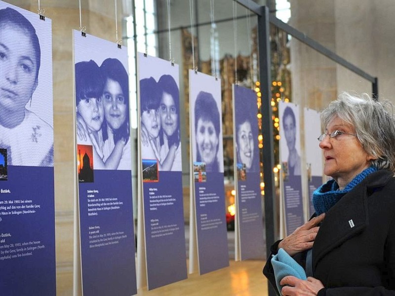 In der Petri-Kirche findet bis zum 28. Januar die Ausstellung Opfer rechter Gewalt statt.