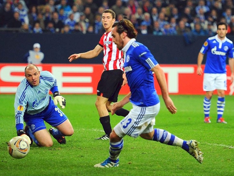 Schalke 04 musste im Viertelfinal-Hinspiel der Europa League gegen Athletic Bilbao eine 2:4-Niederlage hinnehmen.